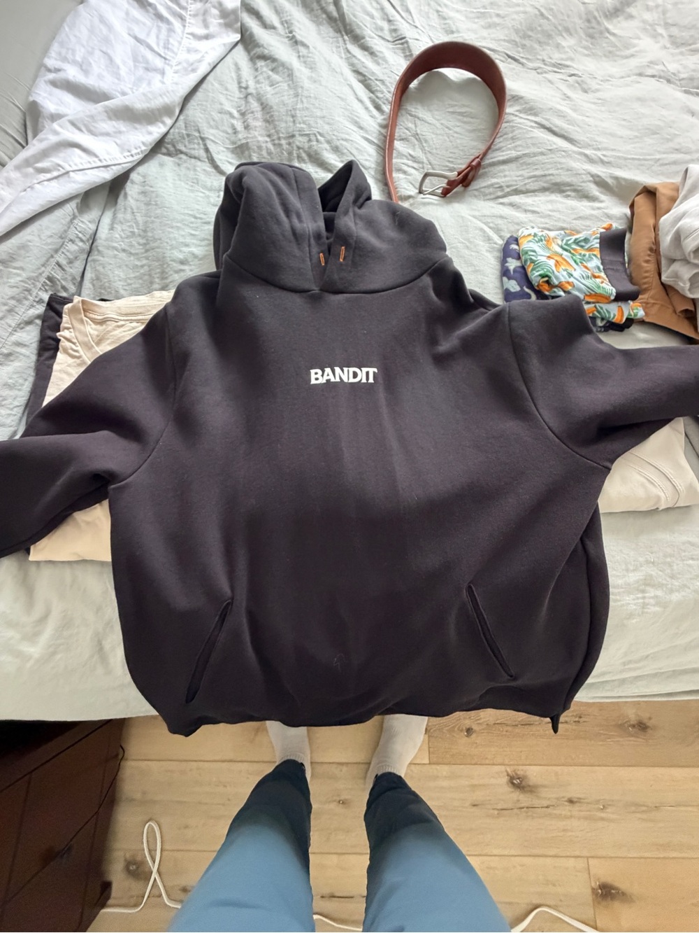 Bandit London marathon 2025 Men's Hoodie sweatshirt- Black
